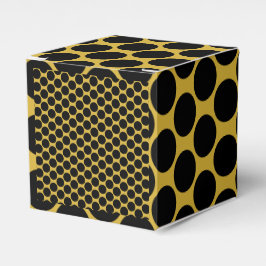 M ゴールド ブラックドットスタイル テイク クラシック 2x2x2 フェイバーボックス