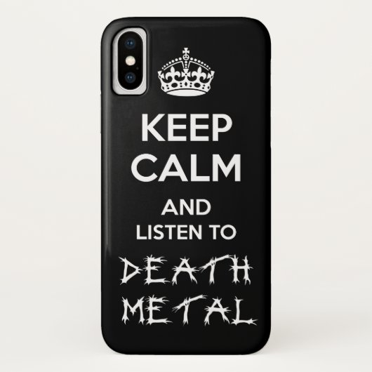 \m/デスメタル\m/ Case-Mate iPhoneケース (裏面)
