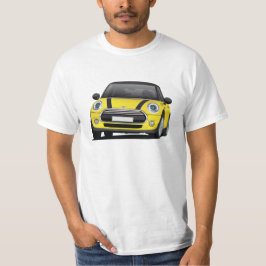 M ハッチ クーパー S (F56) 黄色 - 黒 Tシャツ