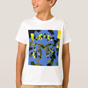 M ブルー Tシャツ