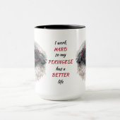 M.ペキング懸命のワーキングドッグ マグカップ (中央)