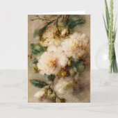 M.ルーゼンブームによる椿のスプレー カード (正面)