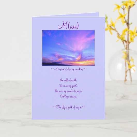 M（使用） カード (黄色い花)