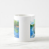 M.元、等級9著勝利アートワーク コーヒーマグカップ (中央)