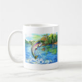 M.元、等級9著勝利アートワーク コーヒーマグカップ (左)