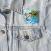 M.元、等級9著勝利アートワーク 缶バッジ (インサイチュ)