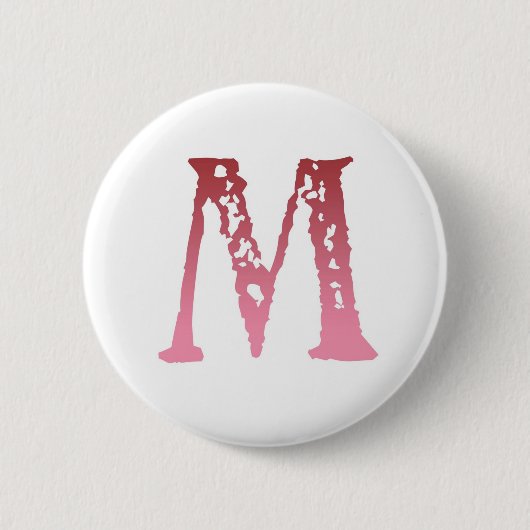 M 缶バッジ (正面)