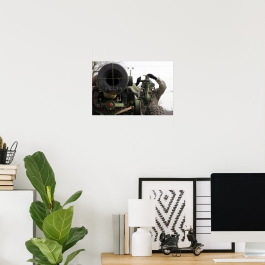 M-119A2 Howitzer ポスター (ホームオフィス)