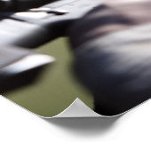 M-16A2の室から丸が飛び出す ポスター (角)