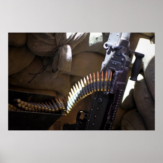 M-240機関銃 ポスター (正面)