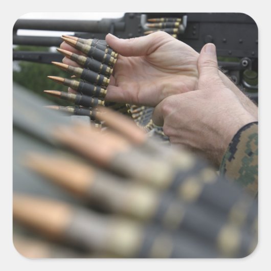 M-240Gから3000ラウンド以上が発射された スクエアシール (正面)