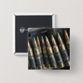 M-249分隊の自動weaのためのベルト弾 缶バッジ (正面&裏面)