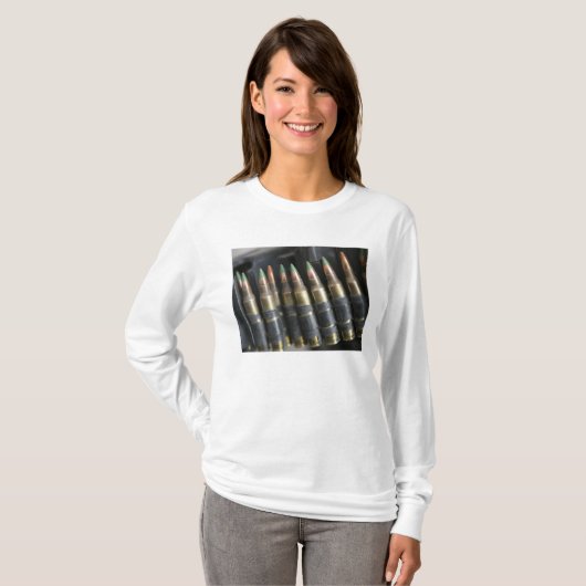 M-249分隊の自動weaのためのベルト弾 Tシャツ (正面フル)