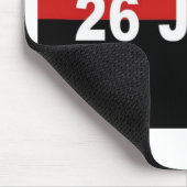 M-26-7旗- Bandera del Movimiento 26 deフリオ マウスパッド (コーナー)