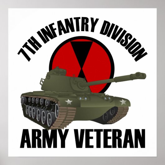 M-48タンク付き7番目のID ポスター (正面)