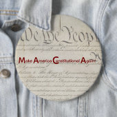 M A C A - Make America Constitutional Again! 缶バッジ (インサイチュ)