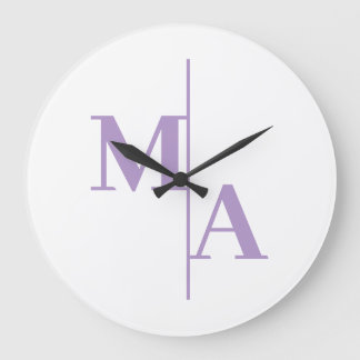 M & A Clock ラージ壁時計