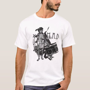 M.A.D- 骨組ロッカー Tシャツ