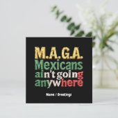 M.A.G.A.メキシコ人はどこにも行かないプライド 招待状 (スタンド正面)