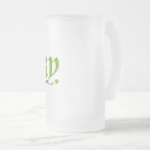 M A R I N Eと恋に恵まれている フロストグラスビールジョッキ (正面右)