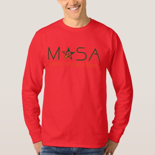 M.A.S.A. Tシャツ（長袖）エイリアン売春あっせん業者 Tシャツ (正面)