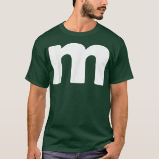 M Chocolate Candy Halloween Team Costume Funny Par Tシャツ