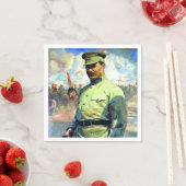 M. Frunze – ソ連陸軍士官、赤軍創立者 スタンダードカクテルナプキン (インサイチュ)
