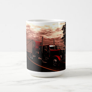 M HorningのPeterbilt 379はマグを編集します コーヒーマグカップ