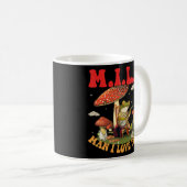 M I L Fコテージコーレマッシュルーム遊カエルのバンホ コーヒーマグカップ (正面右)