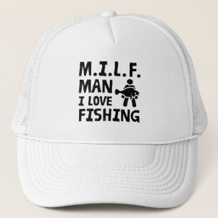 M.I.L.F – 男性I愛する魚釣り キャップ