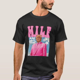 M I L F Man I Love Felons おもしろい Trump Pink 2024 El Tシャツ