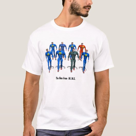 M.I.M.E.の色分けされた版からの人 Tシャツ (正面)