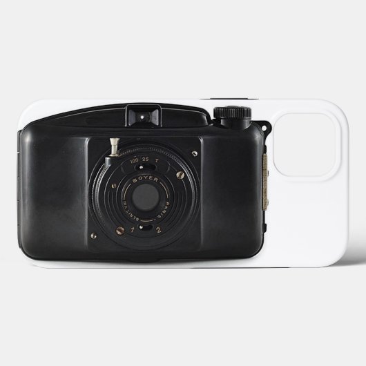 M.I.O.M. Photax IIIヴィンテージカメラ Case-Mate iPhoneケース (裏面 (横))