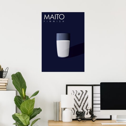 M is for Maito, Finnish for Milk. ポスター (ホームオフィス)