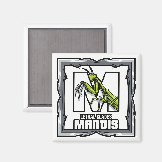 M is for Mantis – GTA Style ABC Learning マグネット (正面/裏面)