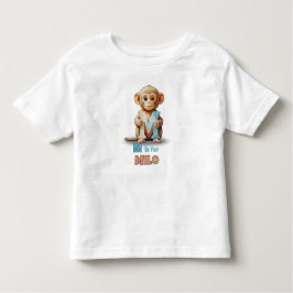 M is for Milo - Custom Toddler Shirt トドラーTシャツ