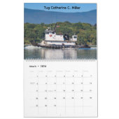 M Ix of Tugs on The Hudson River 2026 Calendar カレンダー (3月 2026)