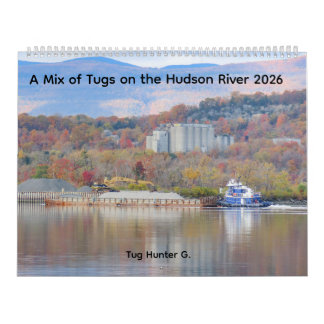 M Ix of Tugs on The Hudson River 2026 Calendar カレンダー