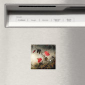 M.J. J. J.ハミングバード付きパッションフラワーズヒード マグネット (インサイチュ (食洗機))