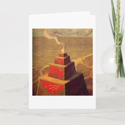 M.K. Ciurlionis 1909年著祭壇 カード (正面)