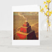 M.K. Ciurlionis 1909年著祭壇 カード (黄色い花)