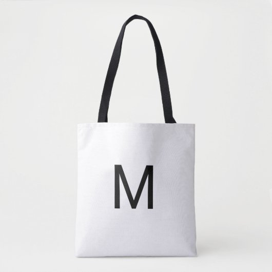 M letter  tote bag トートバッグ (正面)