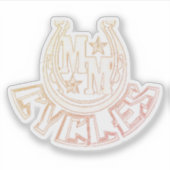 M&Mサイクルデカール シール (正面)