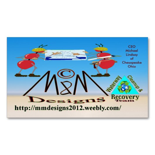 M & M Deisgns BIZカード2 マグネット名刺 (正面)