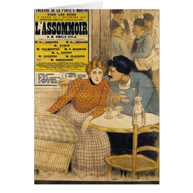 M.M.W.によるポスター広告L'Assommoir (正面)