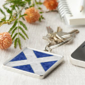 M Mike Watercolor Nautical Signal Maritime Flag キーホルダー (側面)