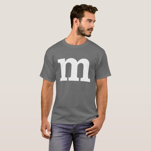 M&Ms Candy Halloween Costume Tシャツ (正面フル)