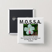 M.O.S.S.A. ボタン 缶バッジ (正面&裏面)