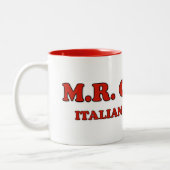 M.r. クッキーのマグ ツートーンマグカップ (左)