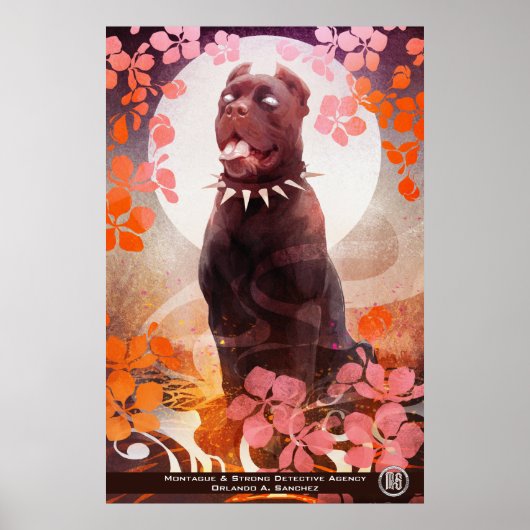 M&S桃のポスター – Art by Galen Dara ポスター (正面)